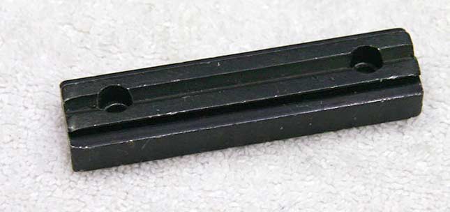 Used gloss Black finish nelson sight rail