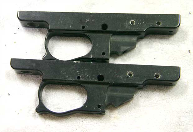 Empty Taso trigger frame with additional 2 hole drilled.