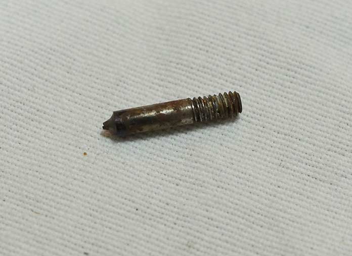 Used and rusty Nelspot classic valve pin piercer