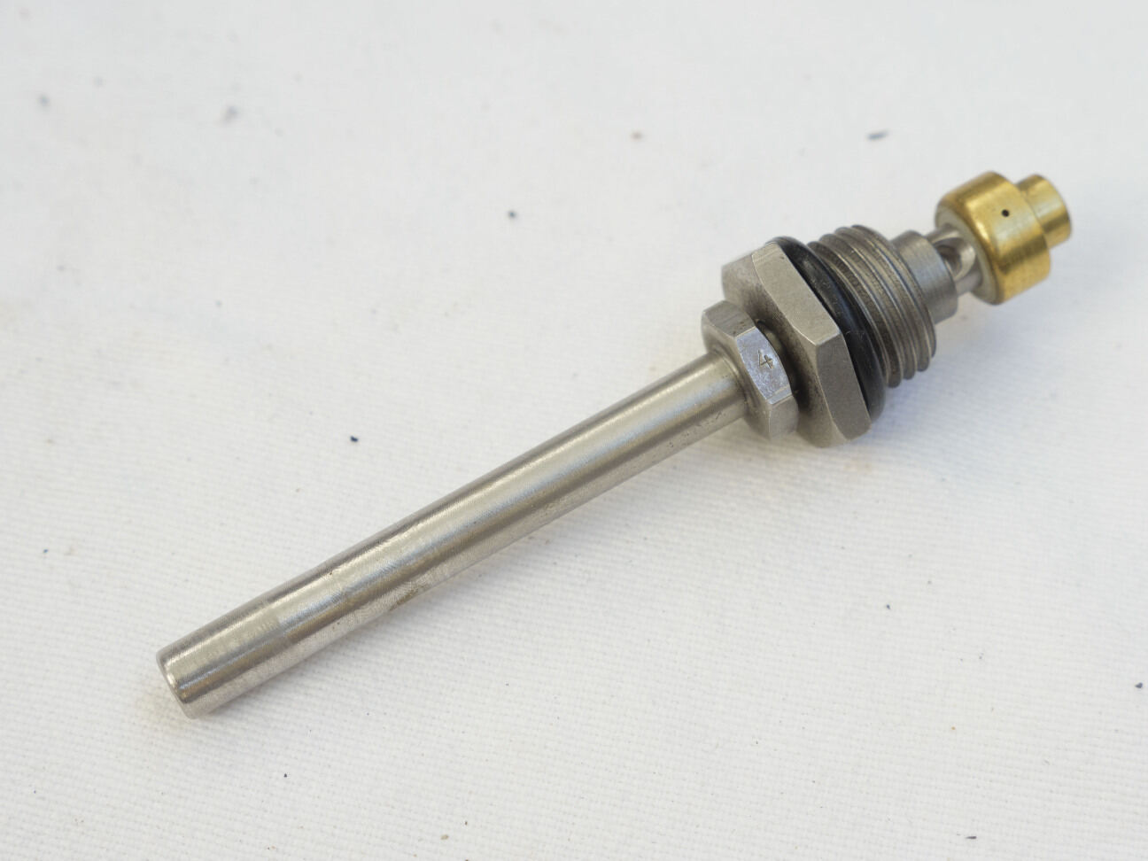 Size 4 Taso powertube assembly, stainless tube, vrs & brass cupseal