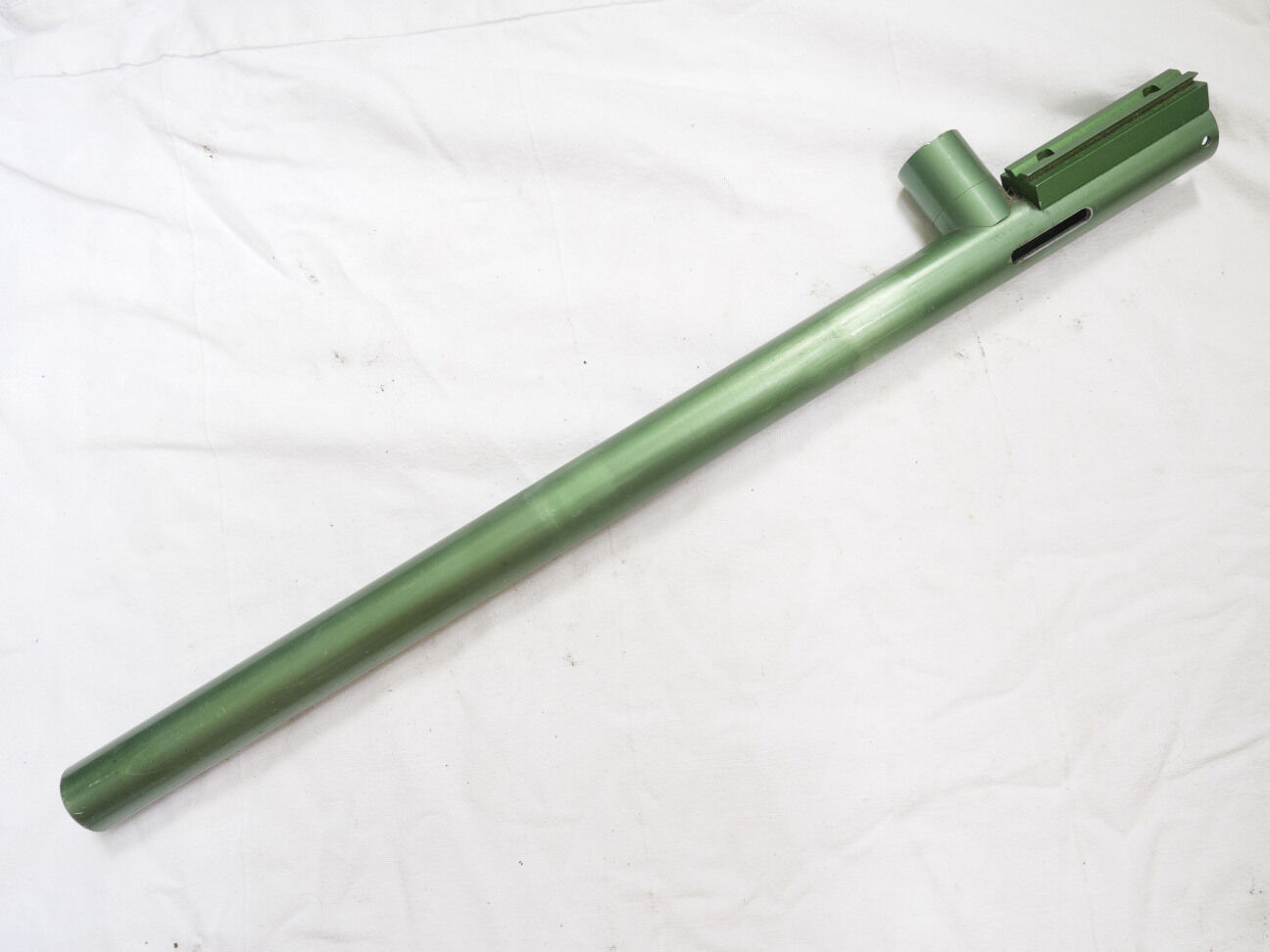 AGS Devastator Breech Drop Barrel in Green wear on end of barrel