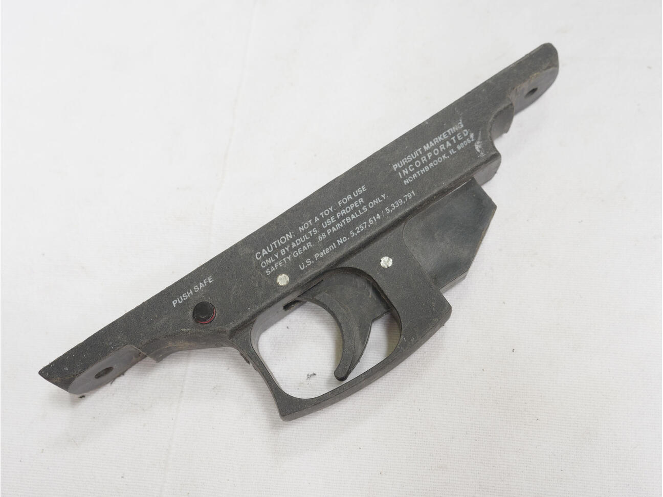 PMI Trracer frame, used, sanded on thumbscrew holes, front and back