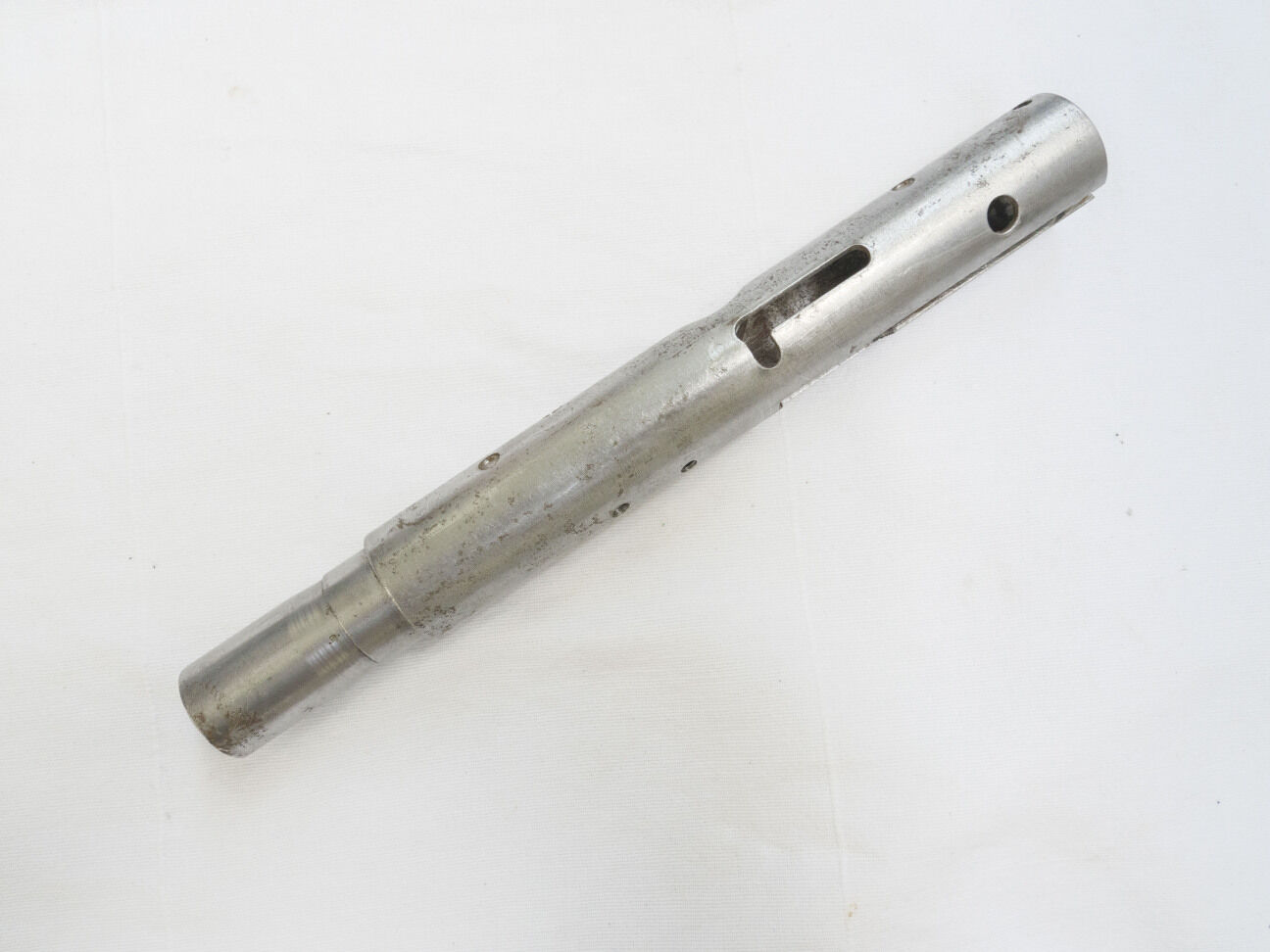 Nelspot body, steel, raw steel, will rust, no feed. Cut for undercocking.