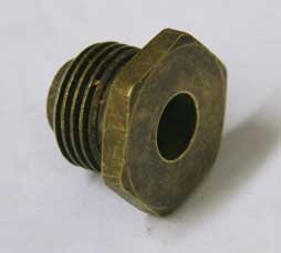 Trracer/Maverick valve retatining screw in brass, larger than standard id=.30, used shape , thread=20