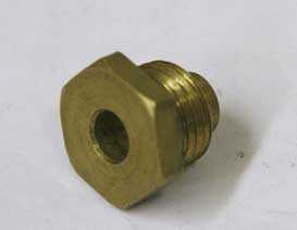decent shape brass valve retaining screws, standard size