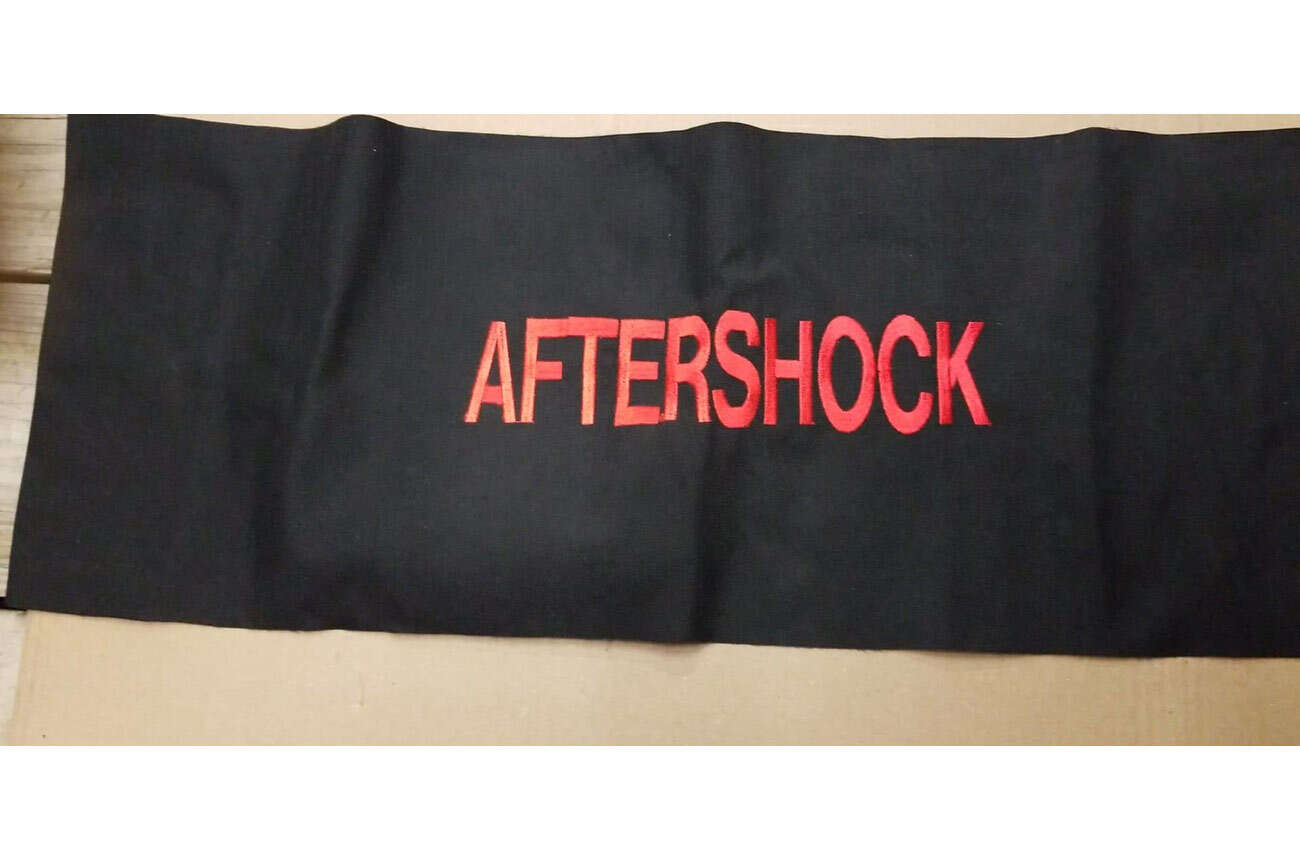 Aftershock Unique Sporting Goods Embroidered flag / patch