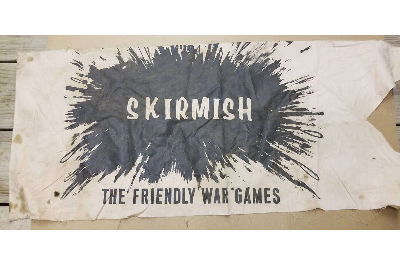 Skirmish flag from Lord's 5 man win