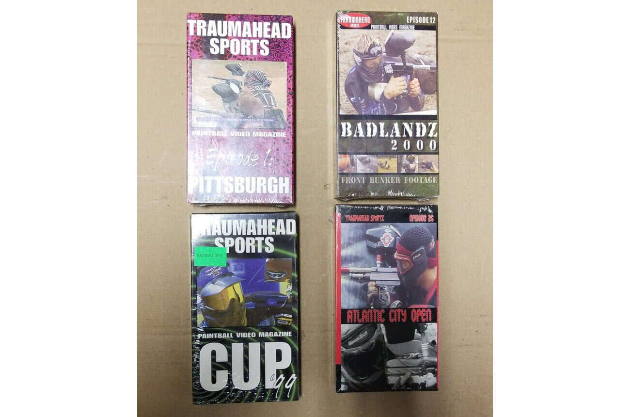 VHS tapes from Traumahead