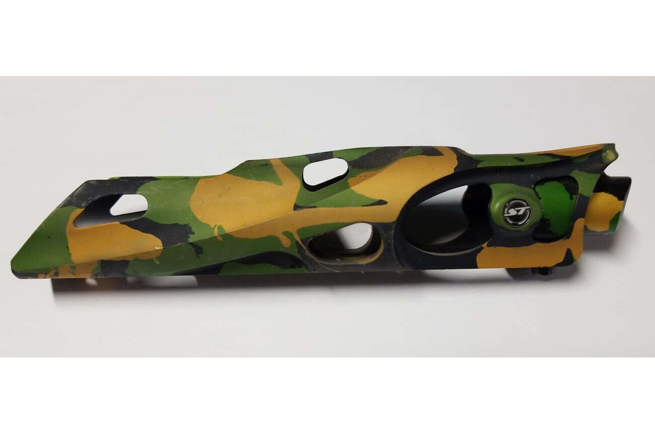 Shocktech ion bodies with cut outs - Green Yellow Camo
