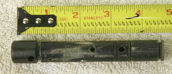 Standard length speed demo bolt parts, used shape, not complete