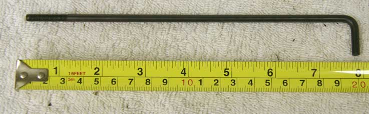 Sheridan 8 inch pump rod, no notch, looks new