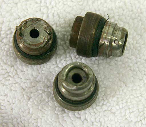 Bad shape sheridan steel valve front, front is busted, for 12 gram sheridans