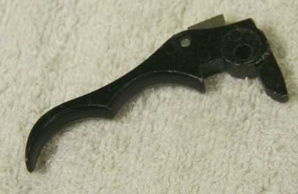 good shape black painted STBB double trigger, probably rebel or spyder
