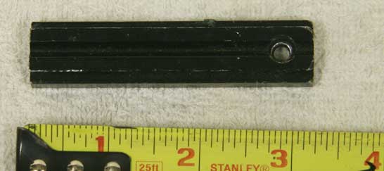 sight rail for old spyders, one included used shape