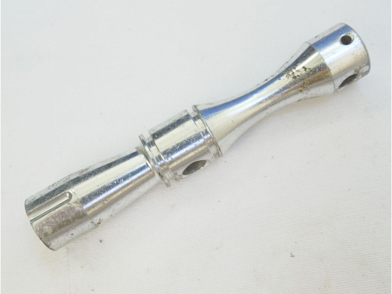 NPS (maybe Rebel) open face Blowback bolt, Decent shape but gunk from kicking around, left detent slot