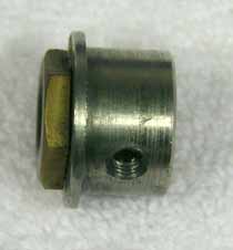 Stainless and brass pump stop lower tube plug, id=.261