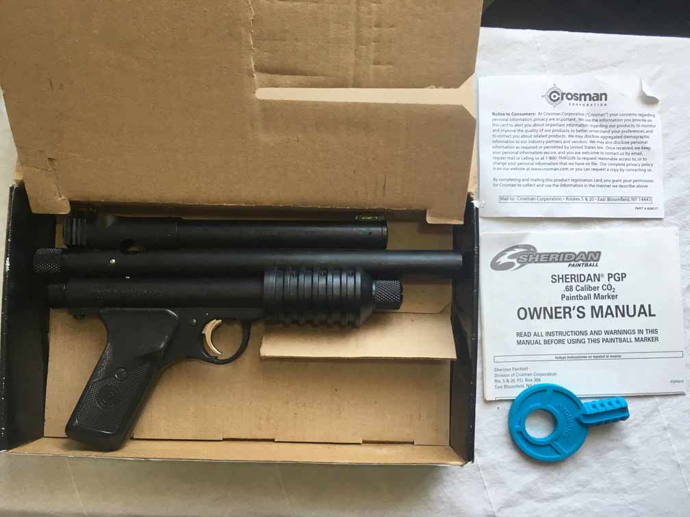 PGP 2K with box in great shape with dried paint in barrel