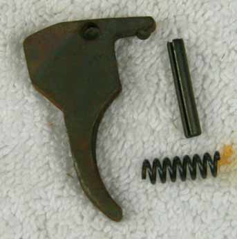 rusty, smooth corner, used? Shape smg or 68 special trigger, with spring and pin