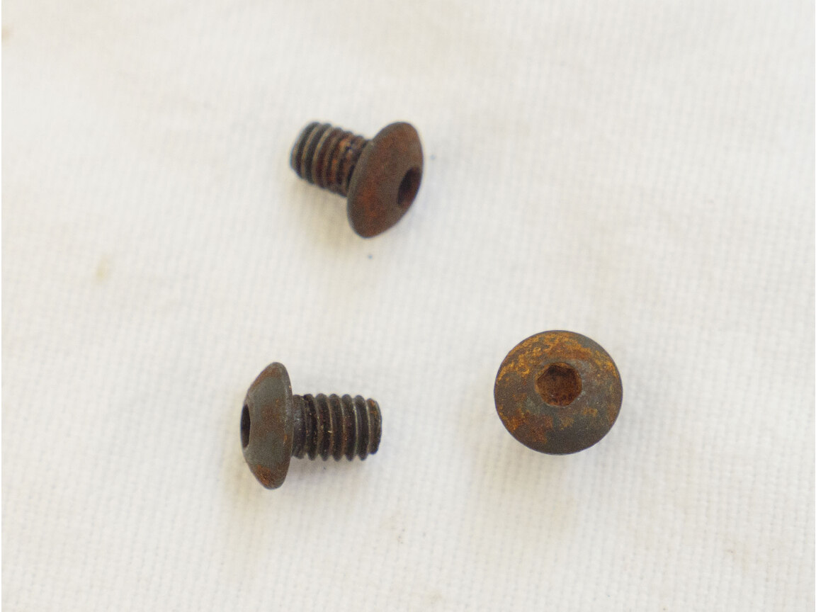 VM68 or PMI III Trigger Group Side plate screw, well used and rusted shape. 4 screws included
